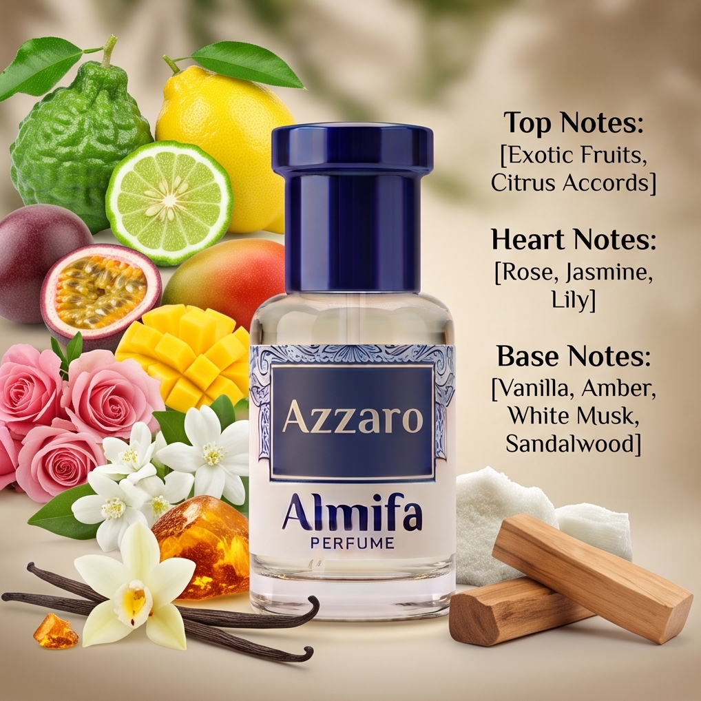 Azzaro Attar by Almifa Perfume (6ml) | Inspired by Azzaro The Most Wanted | Long Lasting Non-Alcoholic Attar for Men & Women