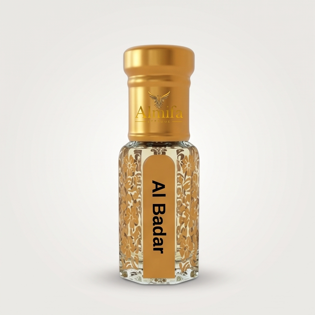 Al Badar Attar by Almifa Perfume (6ml) | Premium Non-Alcoholic Attar | Long Lasting Woody Oud Fragrance for Men & Women