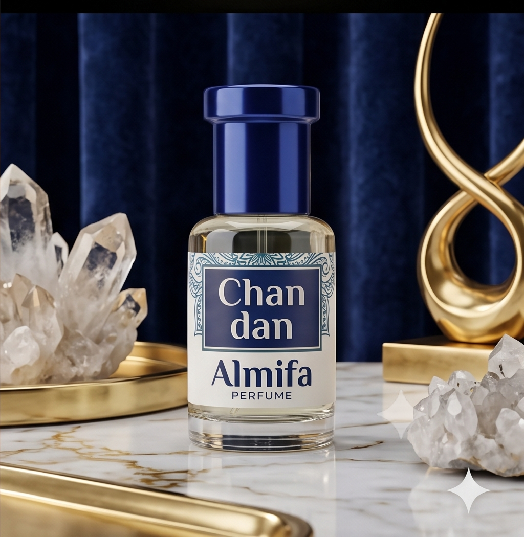 Almifa Chandan Attar (6ml) | Pure Sandalwood Attar | Long Lasting Non-Alcoholic Attar | Premium Unisex Fragrance