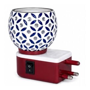 Premium Electric Kapoor Dani for Home | Camphor Diffuser | Essential Oil Aroma Diffuser | Electric Aroma Burner with Night Lamp