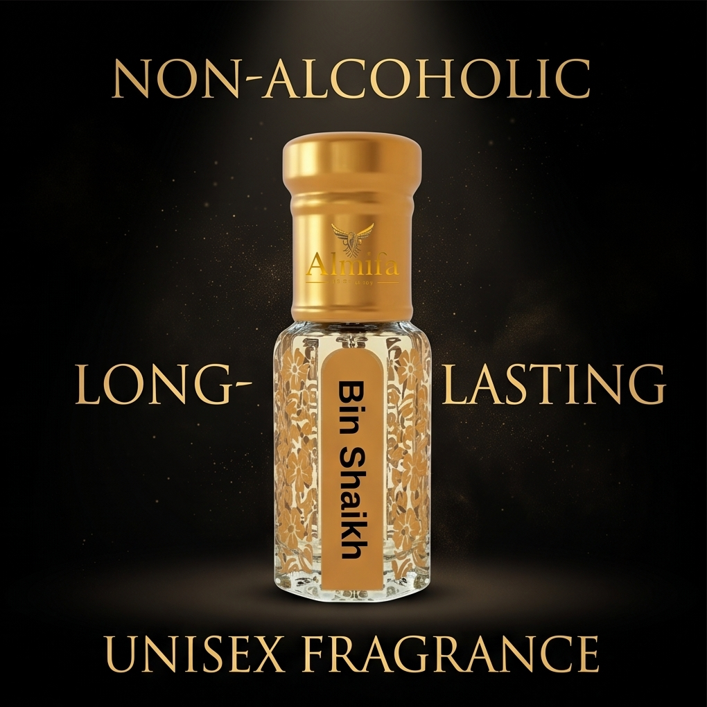 Almifa Bin Shaikh Attar (6ml) | Premium Non-Alcoholic Attar | Long Lasting Luxury Unisex Fragrance